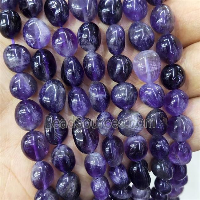 Natural Amethyst Beads Chips Purple Freeform