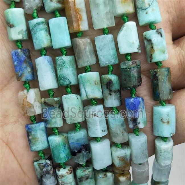 Natural Green Chrysocolla Beads Tube