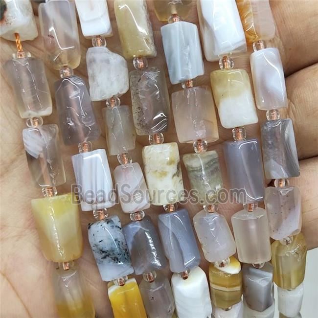 Natural Botswana Agate Beads Tube