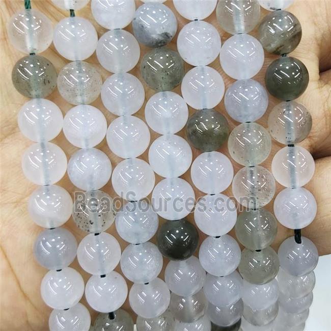 Green Ice Quartzite Beads Smooth Round