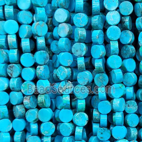 Imperial Jasper Coin Beads Blue Dye