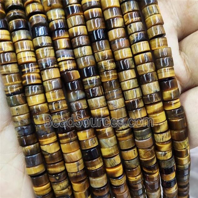 Natural Tiger Eye Stone Beads Heishi