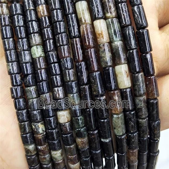 Black Biotite Beads Tube