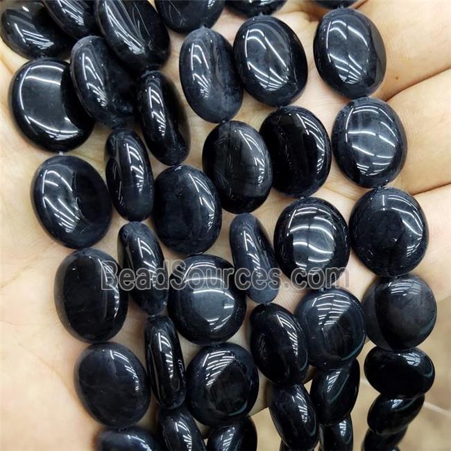 Inkblue Tiger Eye Stone Beads Oval