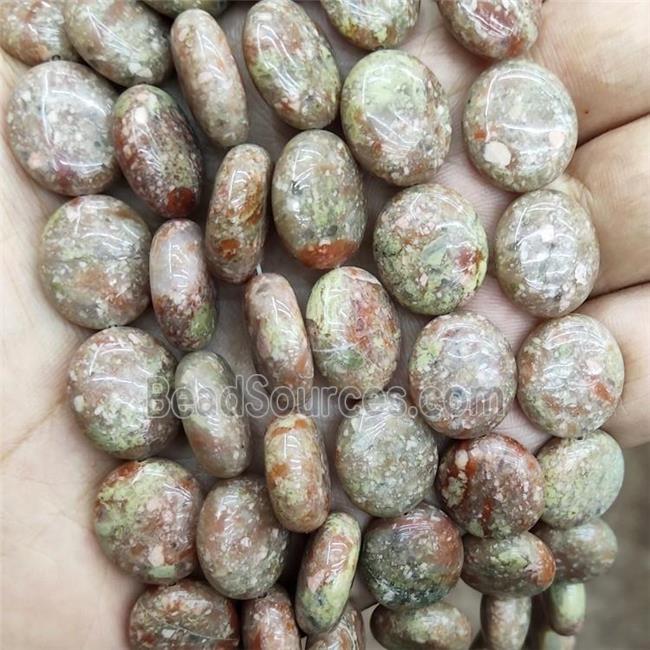 Unakite Oval Beads