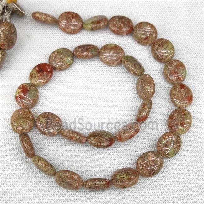 Unakite Oval Beads