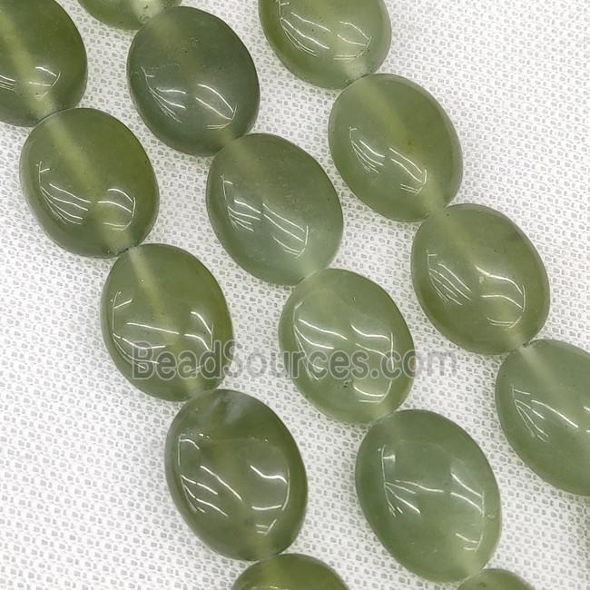 Natural Green Aventurine Beads Oval