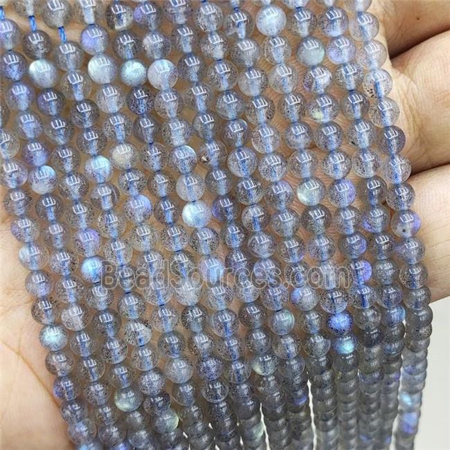 Natural Labradorite Beads AA-Grade Smooth Round