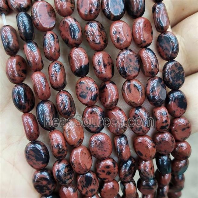 Natural Green Prehnite Oval Beads