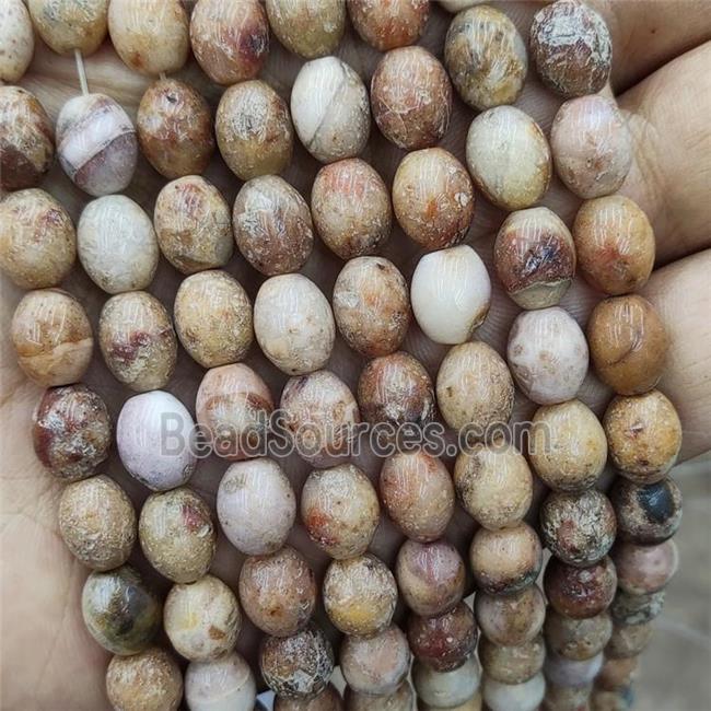 Morocco Agate Rice Beads Barrel