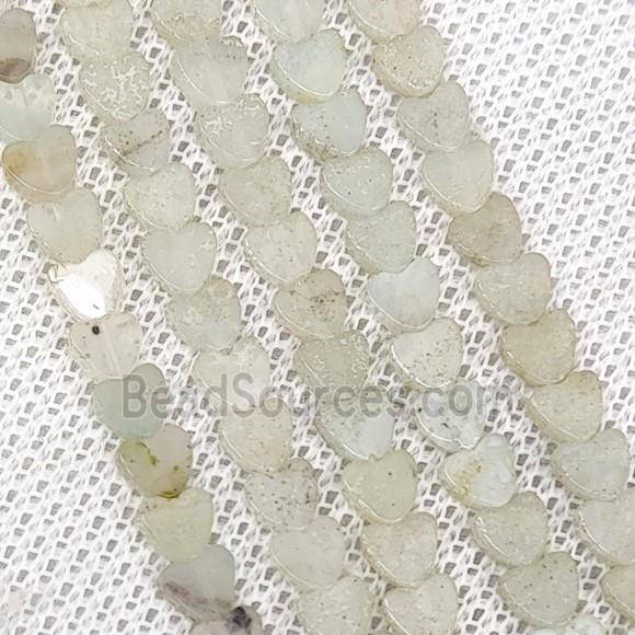 Amazonite Heart Beads C-Grade