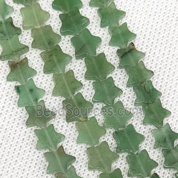 Green Aventurine Star Beads