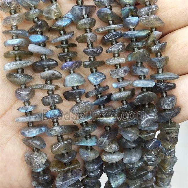 Natural Labradorite Chips Beads Freeform