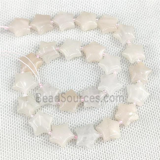 Natural Aventurine Star Beads Lt.pink