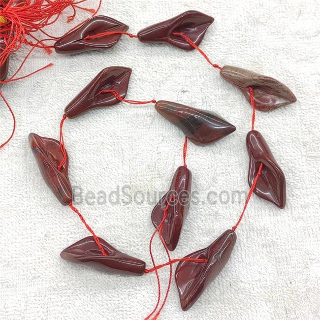 Natural Poppy Jasper Bugle Beads