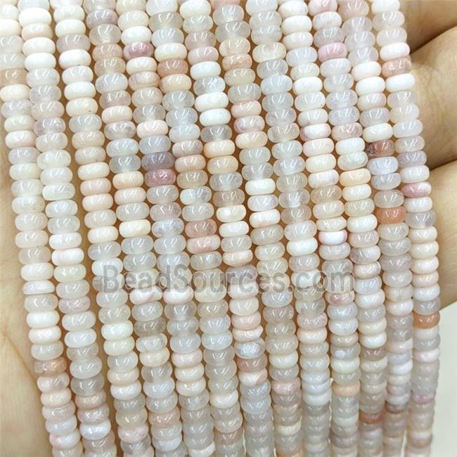 Natural Pink Aventurine Beads Smooth Rondelle