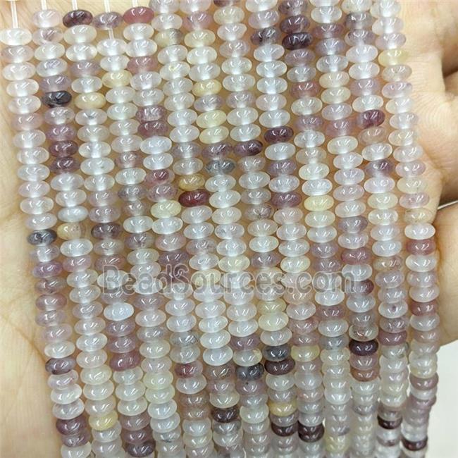 Natural Purple Aventurine Beads Smooth Rondelle