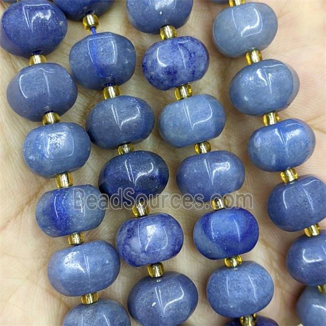 Natural Blue Aventurine Lantern Beads