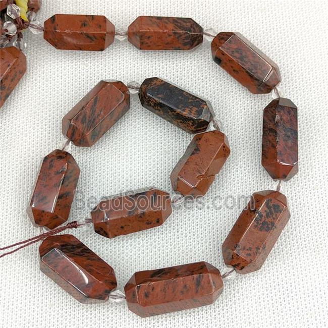 Natural Autumn Jasper Prism Beads