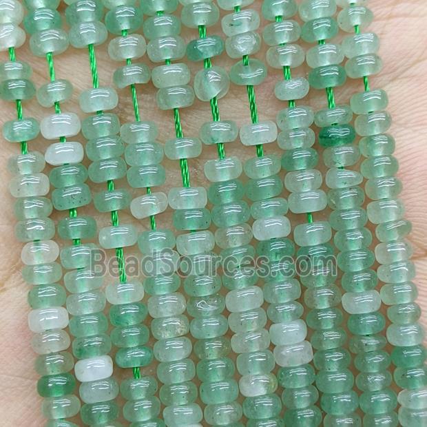 Green Aventurine Beads Smooth Rondelle