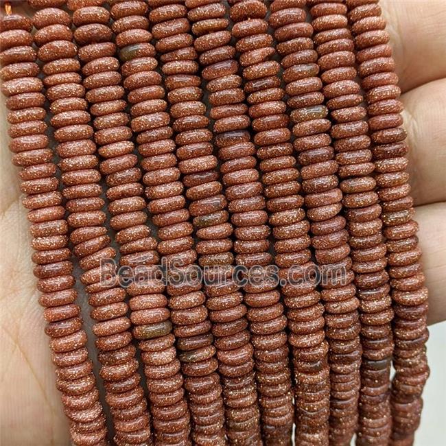 Golden Sandstone Heishi Beads