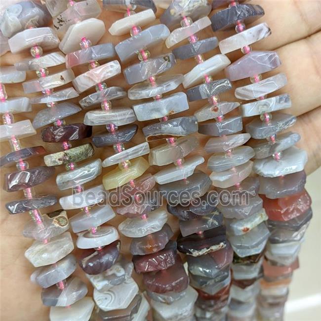 Natural Botswana Agate Heishi Beads Spacer