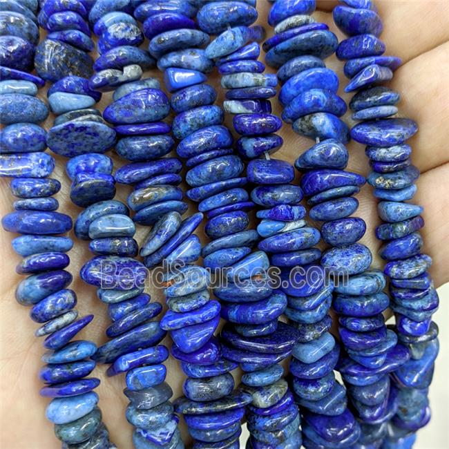 Natural Blue Lapis Lazuli Chips Beads Freeform