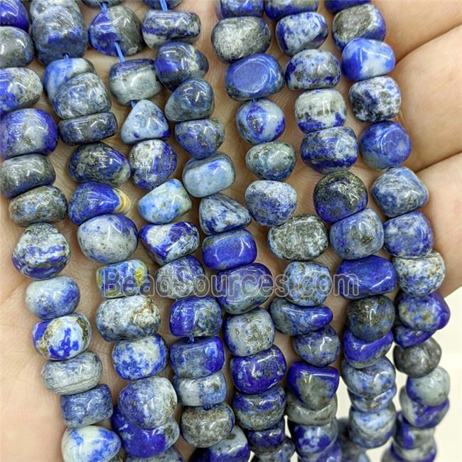 Natural Blue Lapis Lazuli Beads Chips Freeform