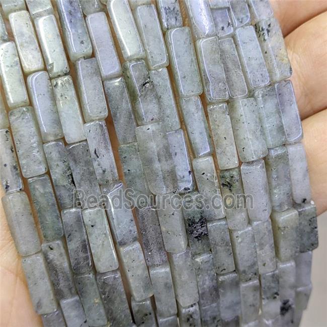 Natural Labradorite Cuboid Beads