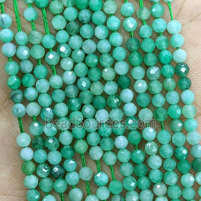 Natural Emerald Beads Green Faceted Round AAA-Grade