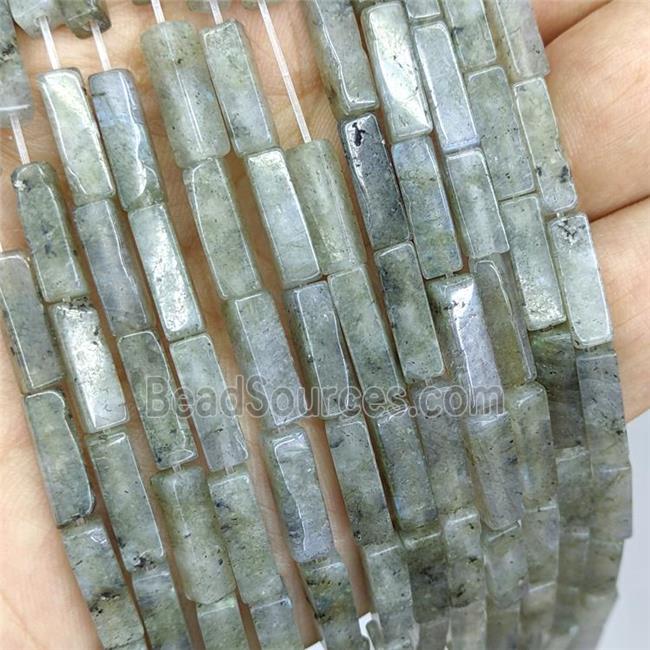 Natural Labradorite Cuboid Beads