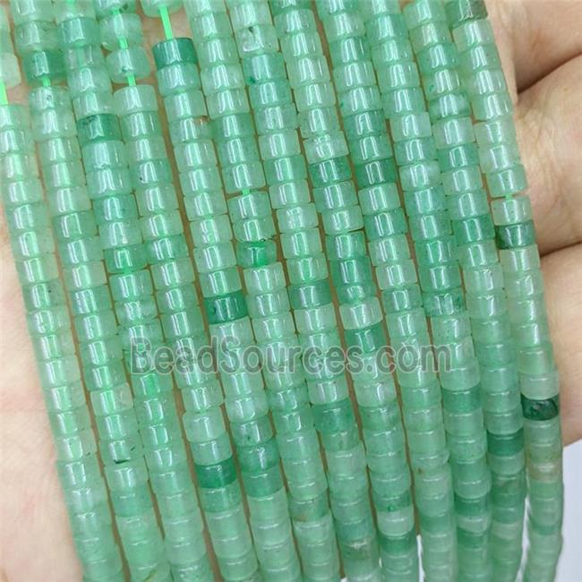 Natural Green Aventurine Heishi Beads