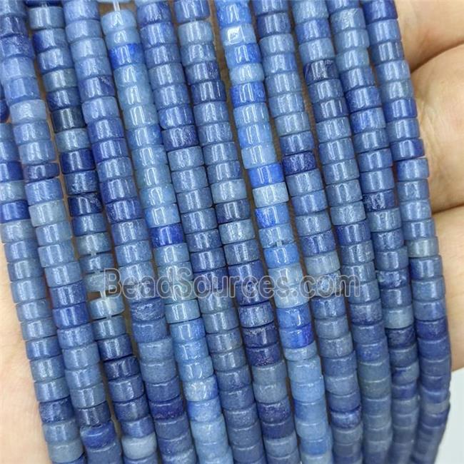 Natural Blue Aventurine Heishi Beads