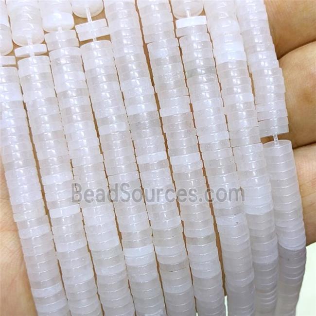 White Jade Heishi Beads