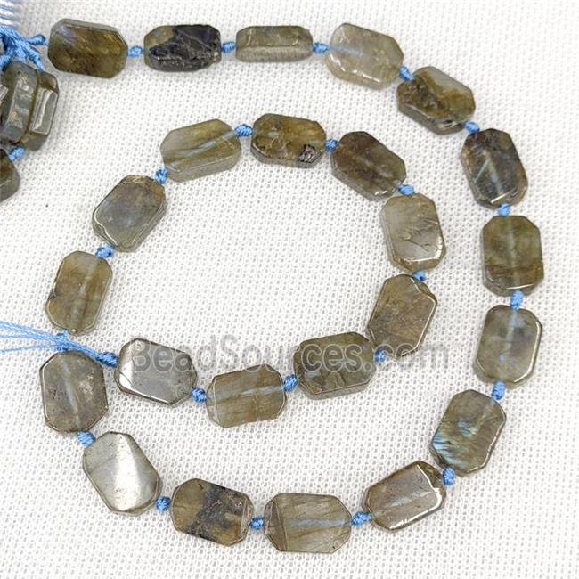 Natural Labradorite Beads Rectangle