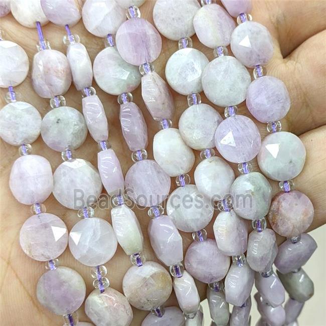 gemstone bead, faceted flat round