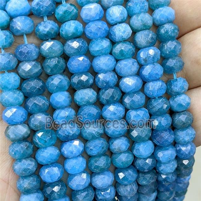 gemstone bead, faceted rondelle