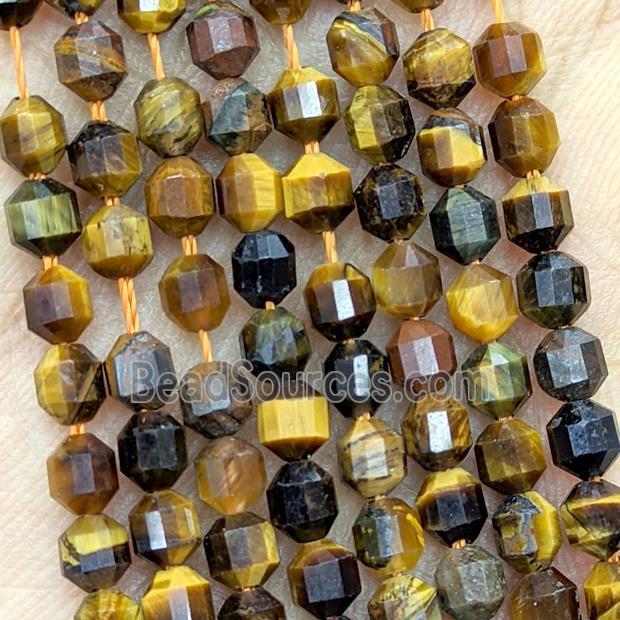 Natural Tiger Eye Stone Beads Prism