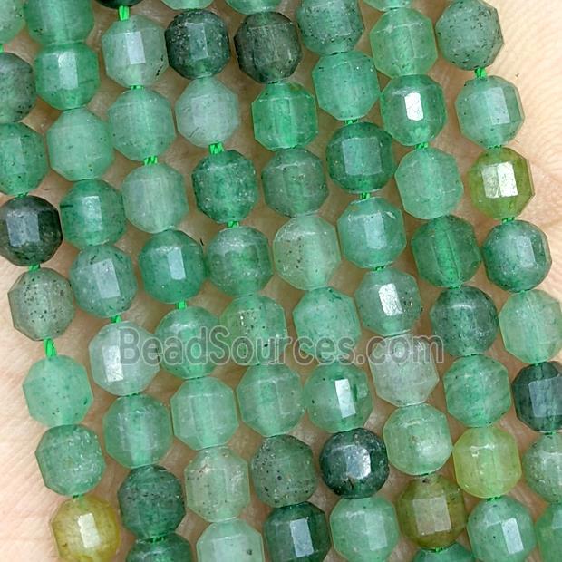 Natural Green Aventurine Beads Prism