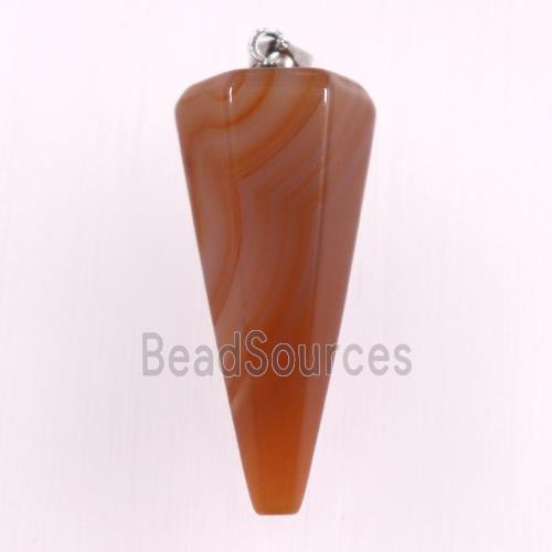 red carnelian agate pendulum pendants