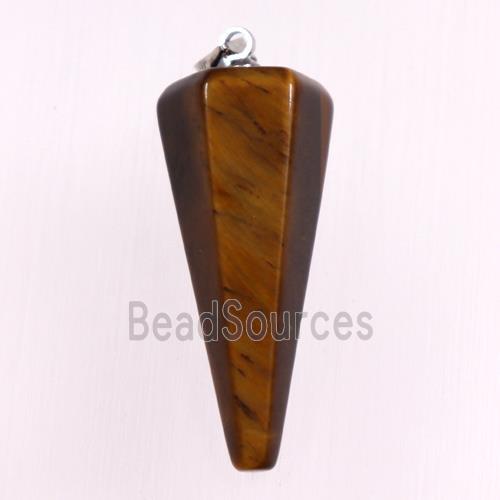 tiger eye stone pendulum pendants