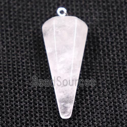 clear quartz pendulum pendants