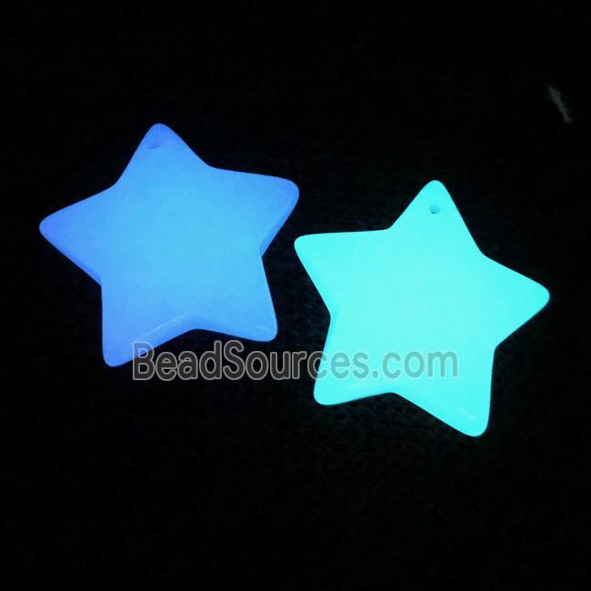 noctilucent stone star pendants, mixed