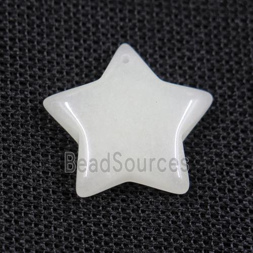 noctilucent stone star pendants, mixed