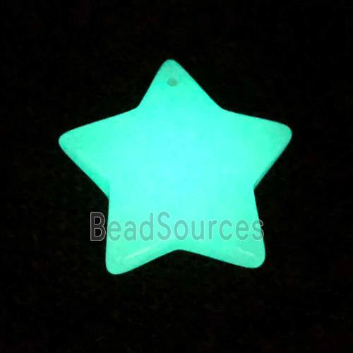 noctilucent stone star pendants, mixed