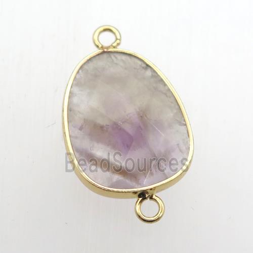 Fluorite teardrop connector