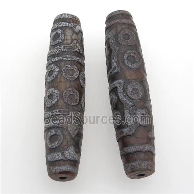 antique Tibetan Dzi rice Beads, eye