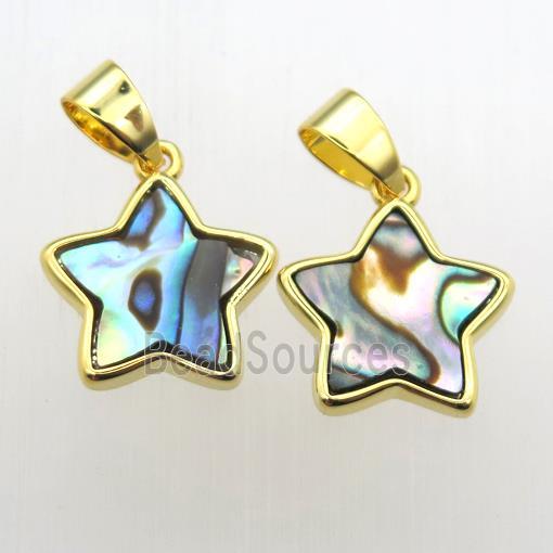 Abalone Shell star pendant