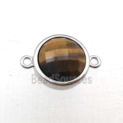 Tiger eye stone circle connector