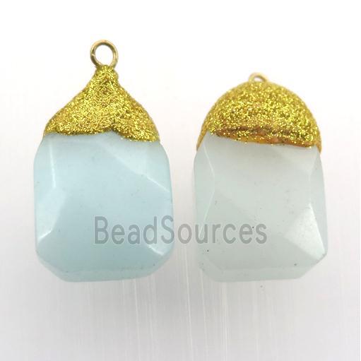 light blue Jade pendant